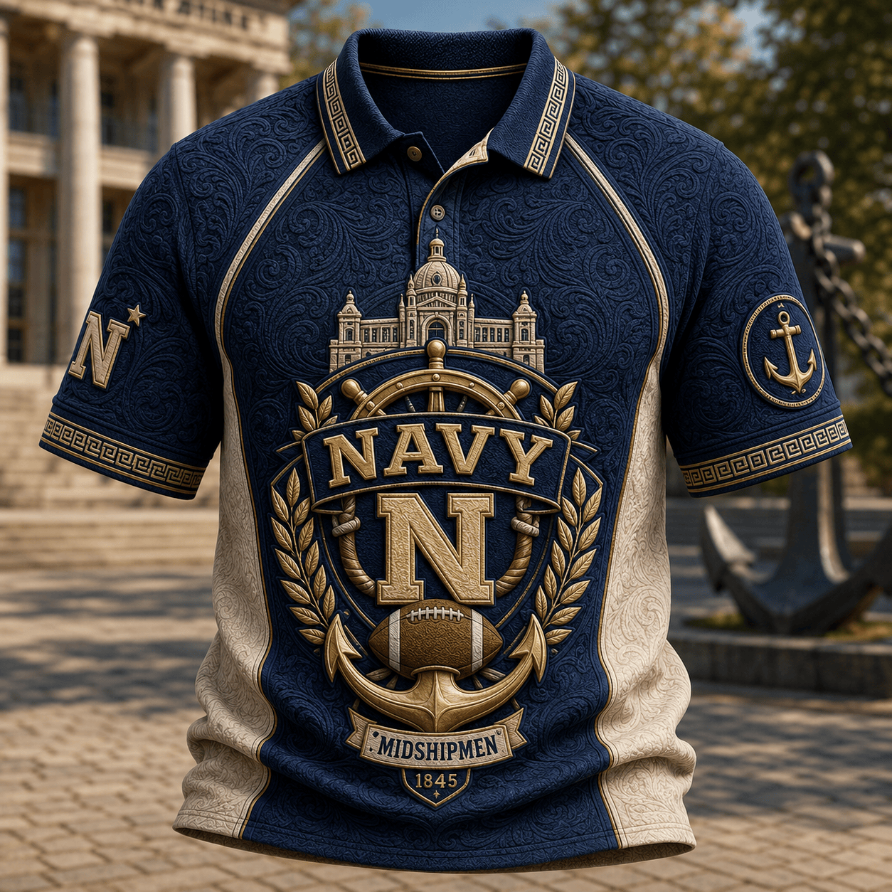 PREMIUM NMSM EMBOSS POLO SHIRT HQH