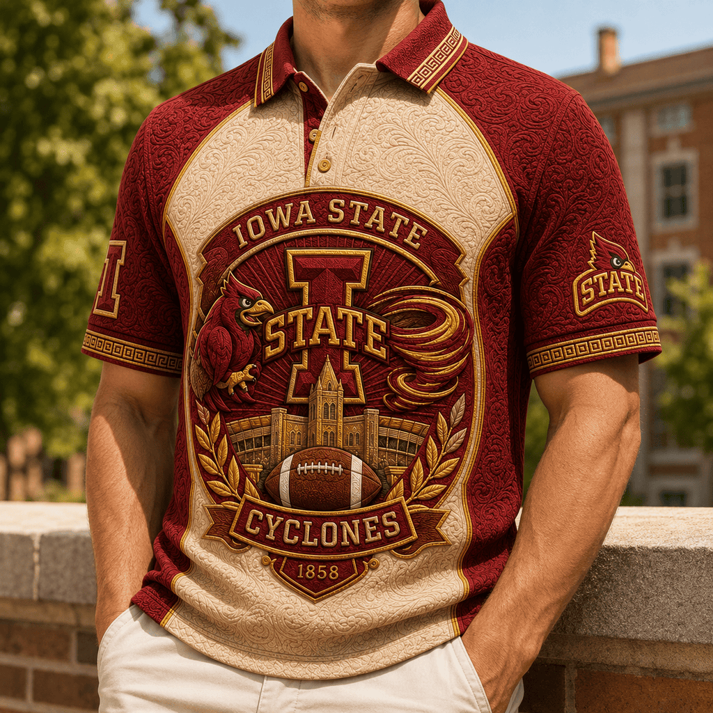 PREMIUM ISC EMBOSS POLO SHIRT HQH