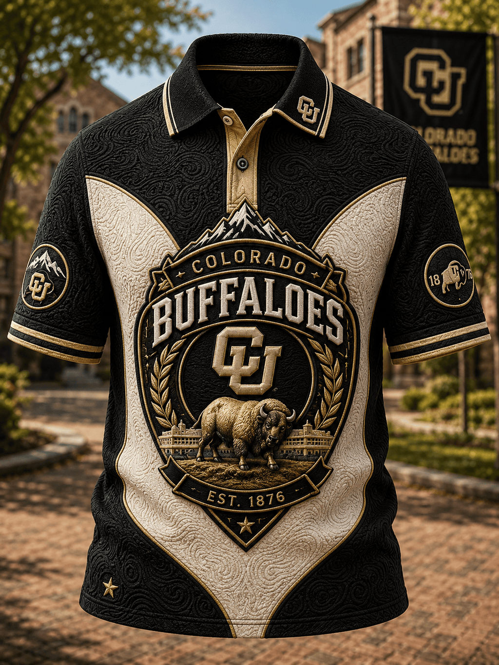 PREMIUM CLB EMBOSS POLO SHIRT HQH