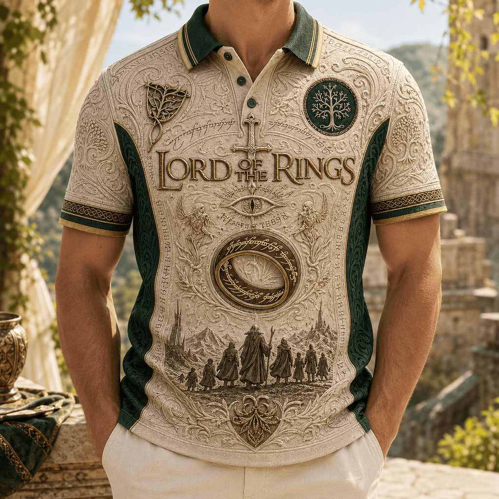 PREMIUM LOTR EMBOSS POLO SHIRT NTVA