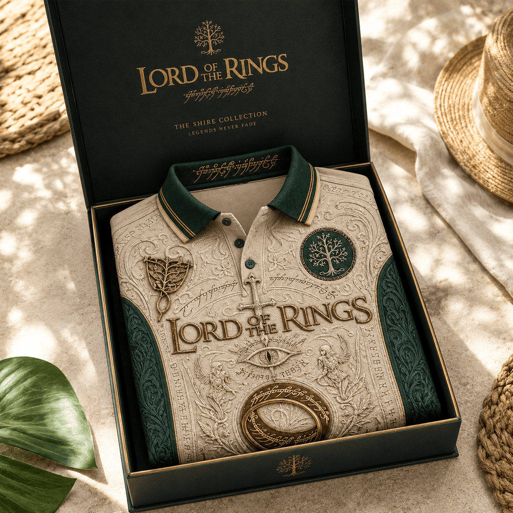 PREMIUM LOTR EMBOSS POLO SHIRT NTVA