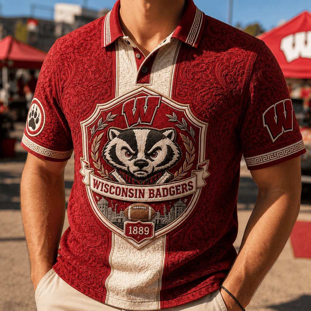 PREMIUM WBG EMBOSS POLO SHIRT HQH