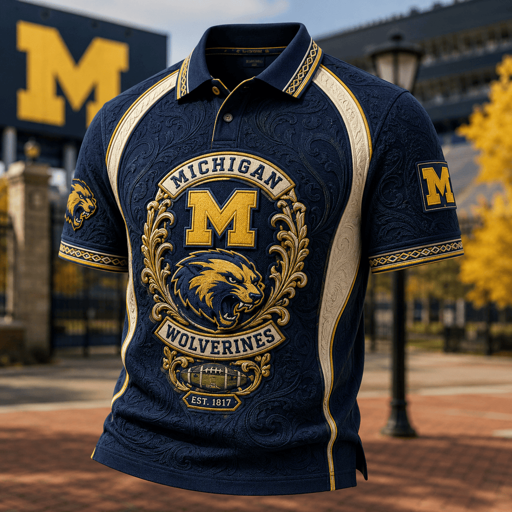 PREMIUM MWR EMBOSS POLO SHIRT HQH