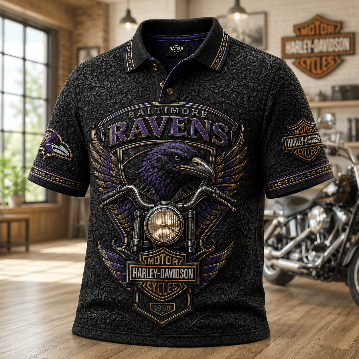 PREMIUM BTR EMBOSS POLO SHIRT HQH