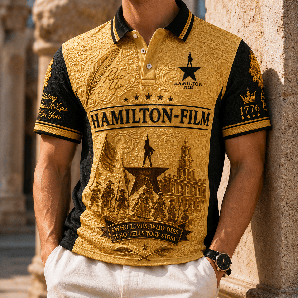 PREMIUM HMT EMBOSS POLO SHIRT NTVA