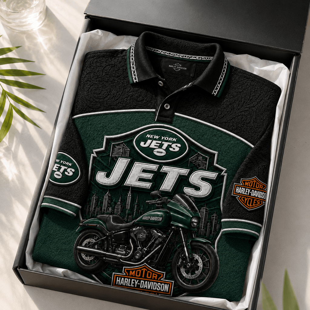 PREMIUM NYJ EMBOSS POLO SHIRT HQH