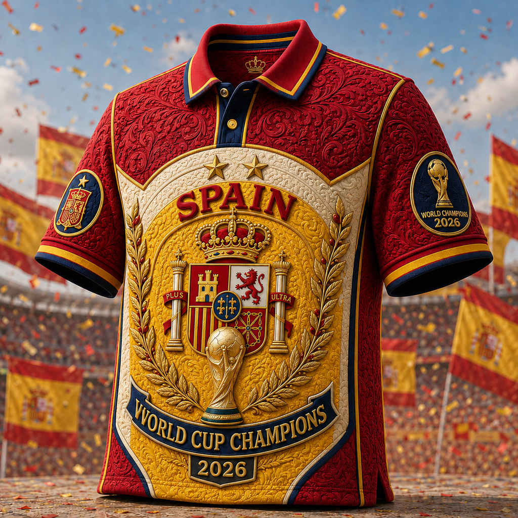 PREMIUM ESP EMBOSS POLO SHIRT HQH