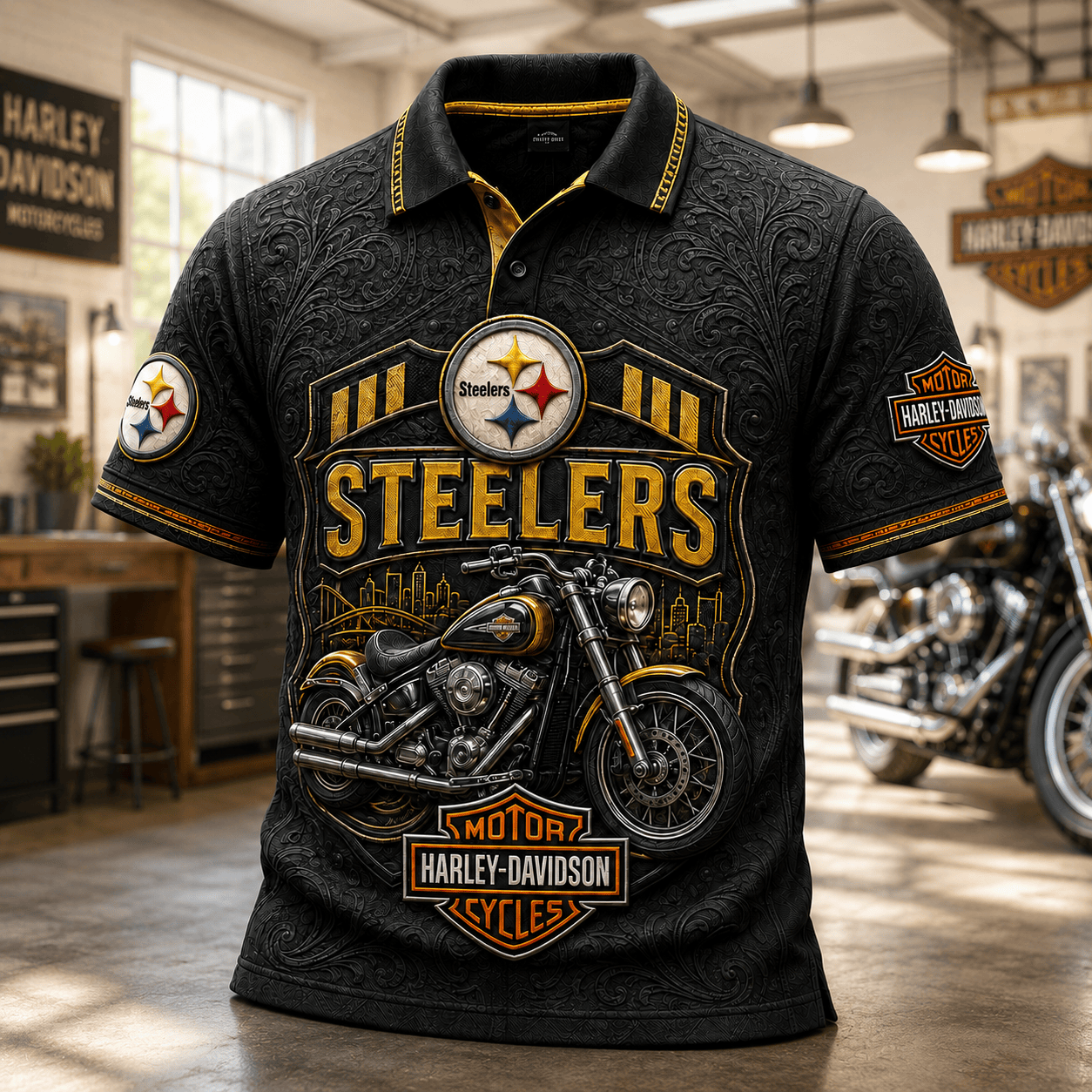 PREMIUM PBS EMBOSS POLO SHIRT HQH