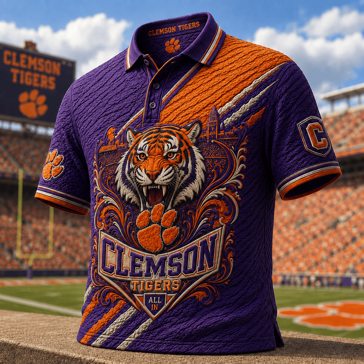 PREMIUM CTFB EMBOSS POLO SHIRT PDL