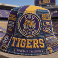 PREMIUM LSU PATCHWORK BUCKET HAT LNTH