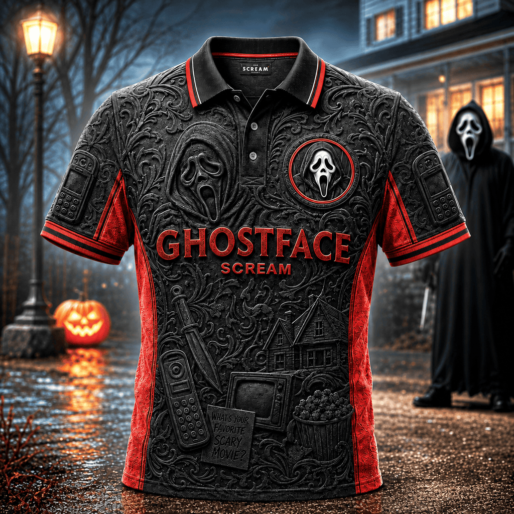 PREMIUM SCRE EMBOSS POLO SHIRT NTVA