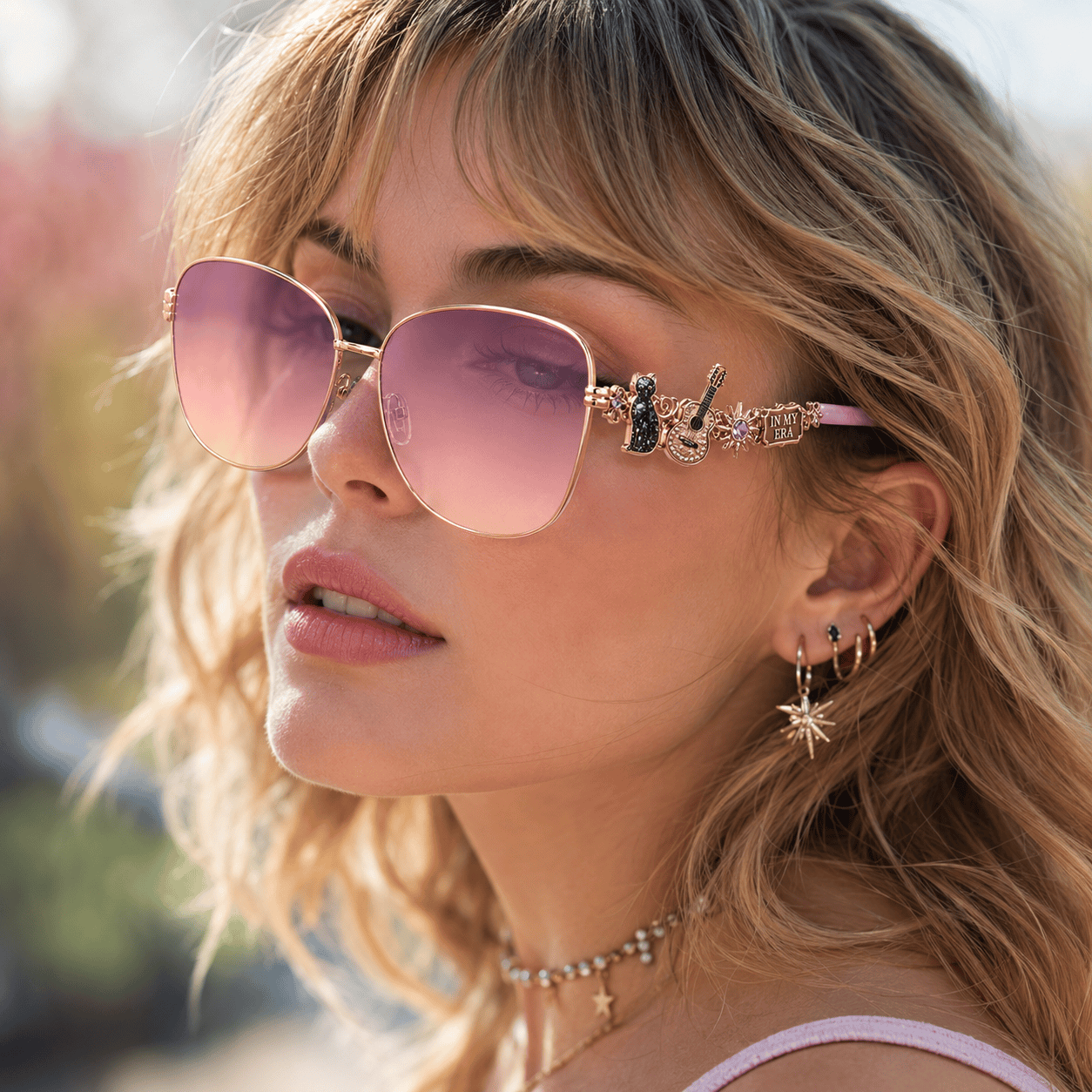 Premium TLSW Sunglasses with Rhinestone TNSM