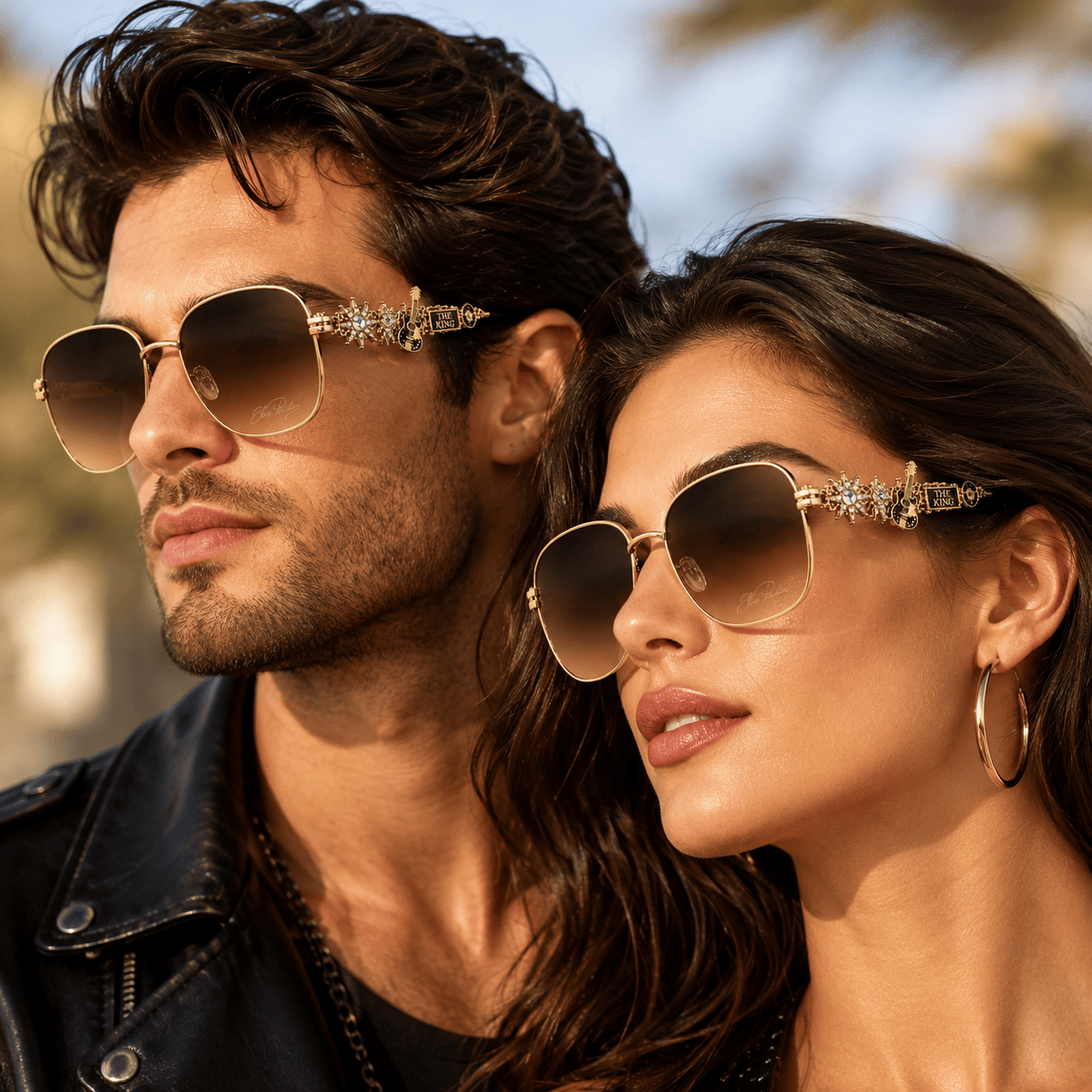 Premium ELV Sunglasses with Rhinestone TNSM
