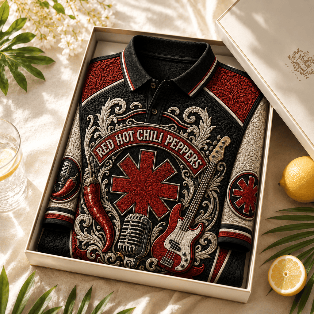 PREMIUM RHCP EMBOSS POLO SHIRT HQH