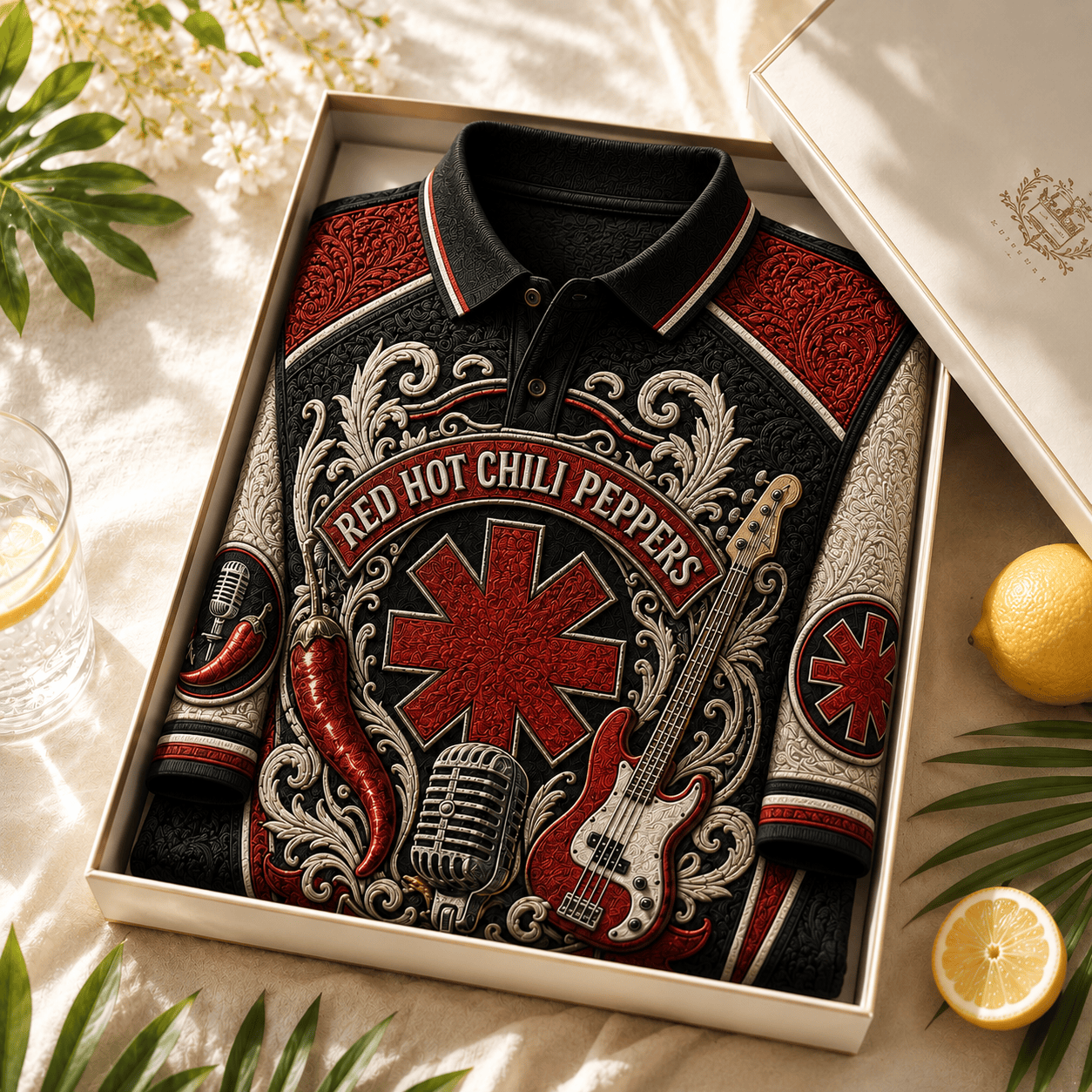 PREMIUM RHCP EMBOSS POLO SHIRT HQH