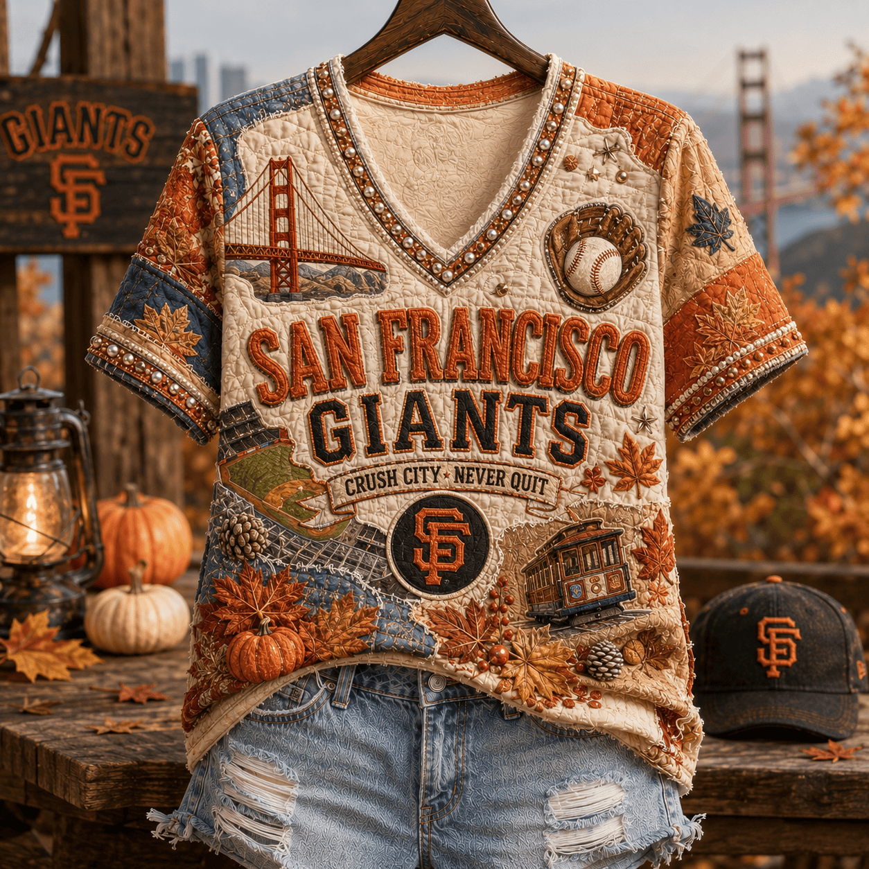 Premium SFG V-neck Shirt NTVA