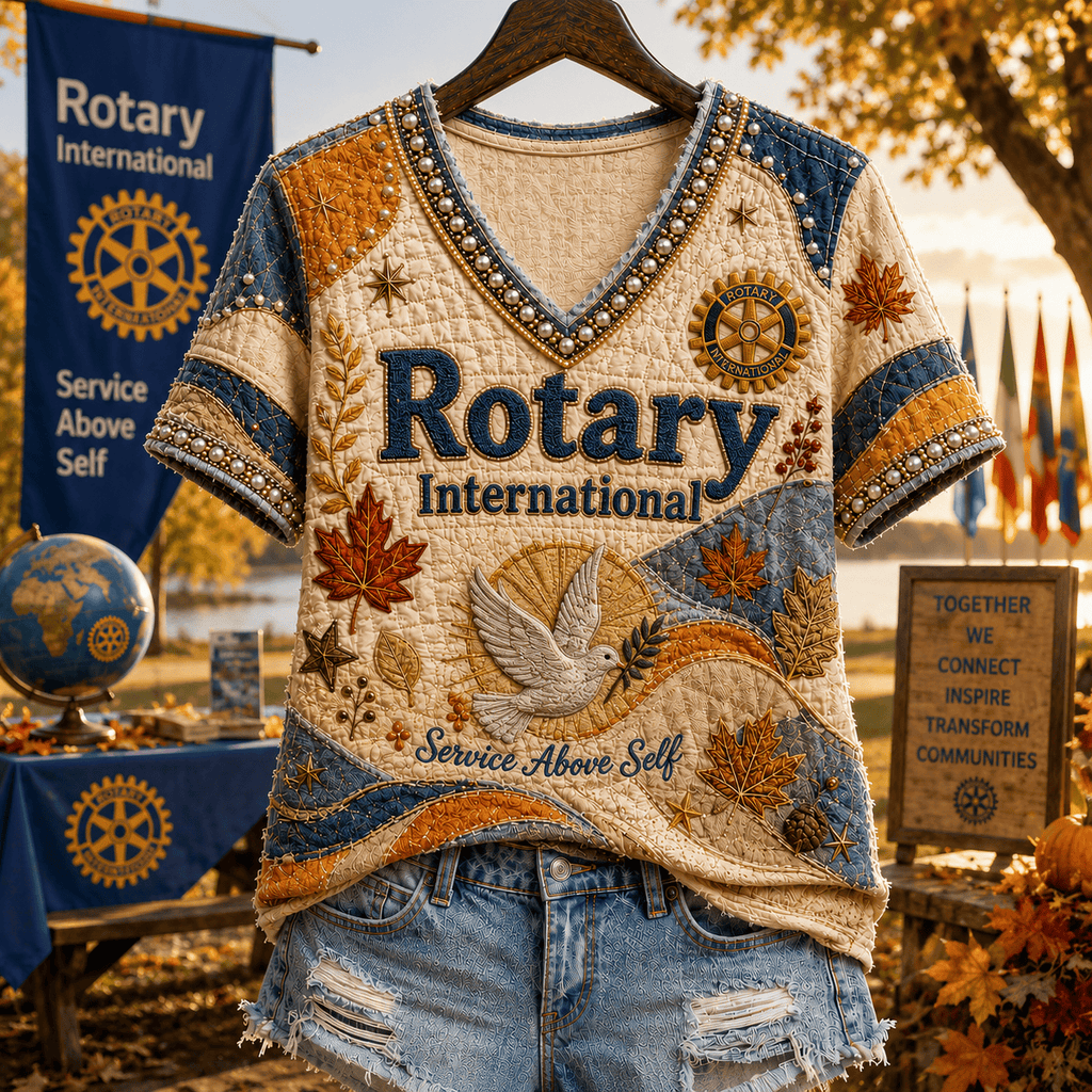 Premium ROTI V-neck Shirt NTVA