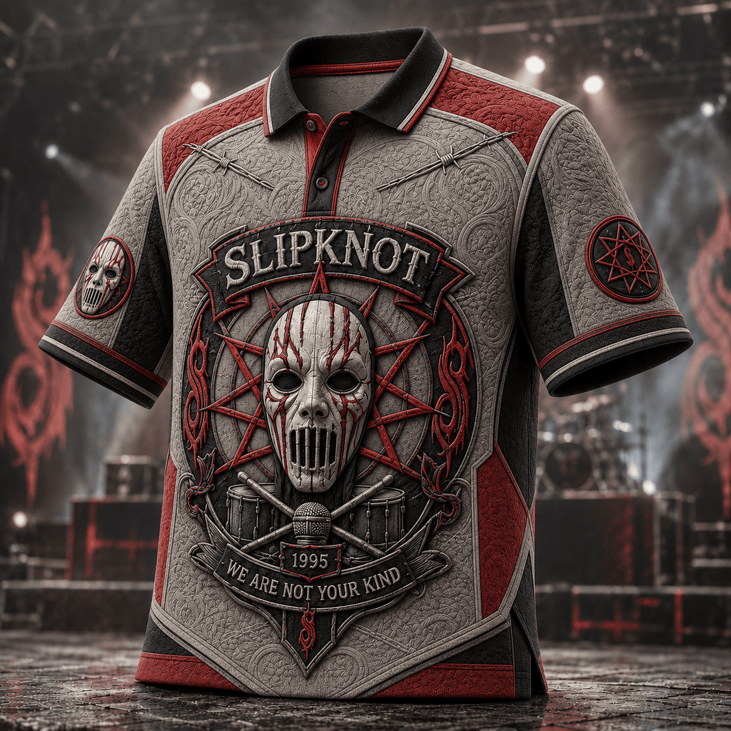 PREMIUM SLK EMBOSS POLO SHIRT HQH