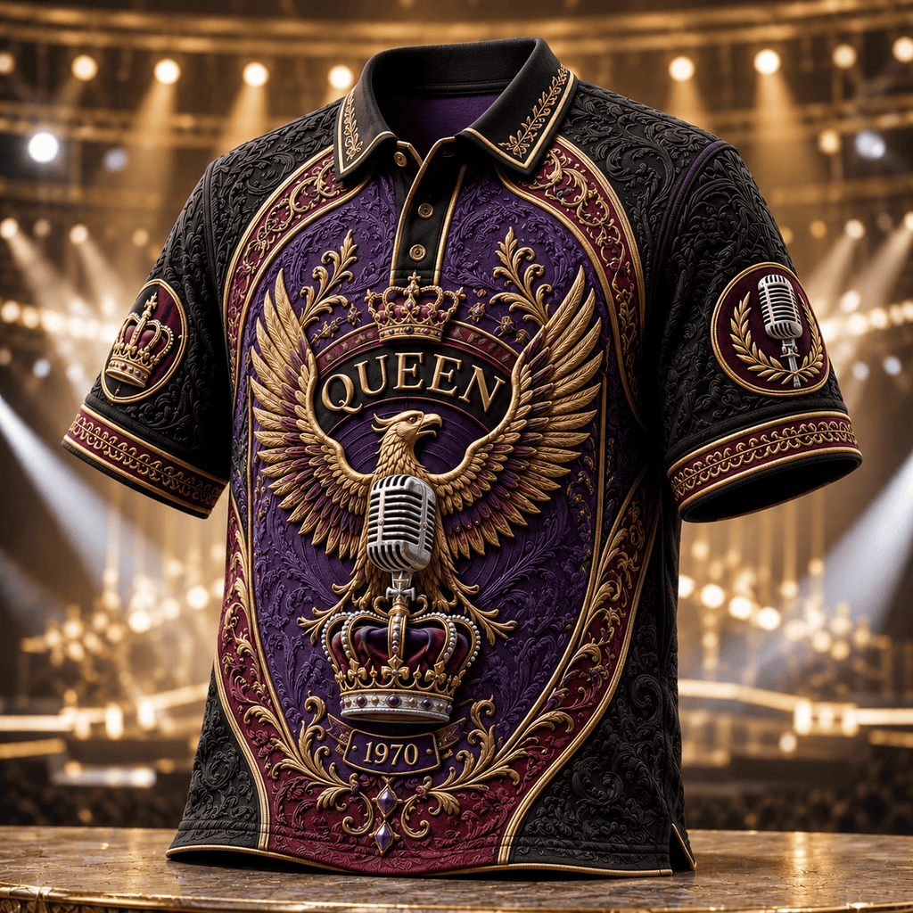 PREMIUM QNN EMBOSS POLO SHIRT HQH