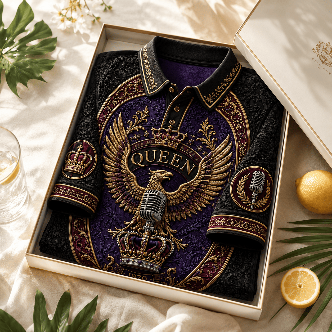 PREMIUM QNN EMBOSS POLO SHIRT HQH