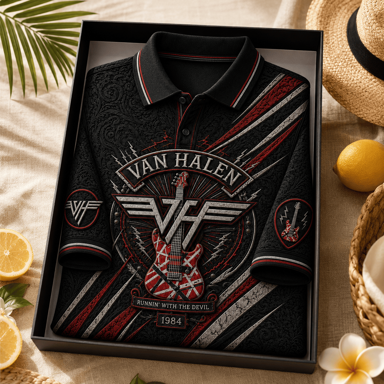 PREMIUM VHL EMBOSS POLO SHIRT HQH