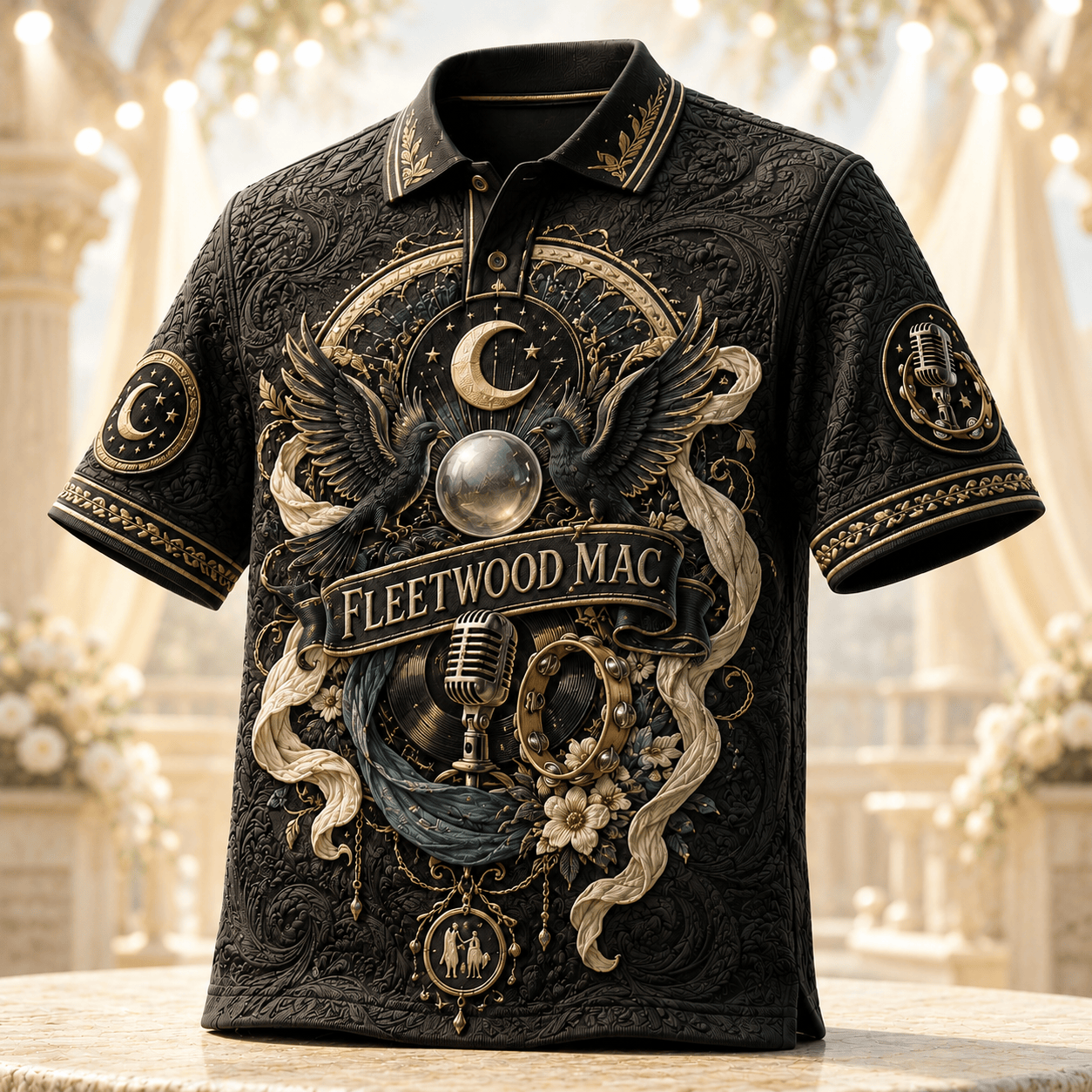 PREMIUM FLM EMBOSS POLO SHIRT HQH