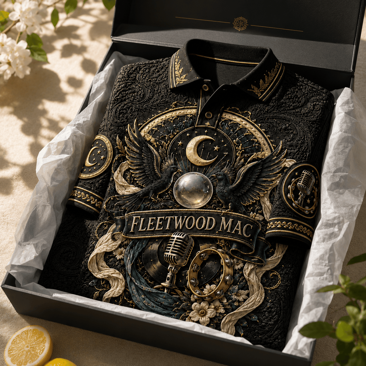 PREMIUM FLM EMBOSS POLO SHIRT HQH