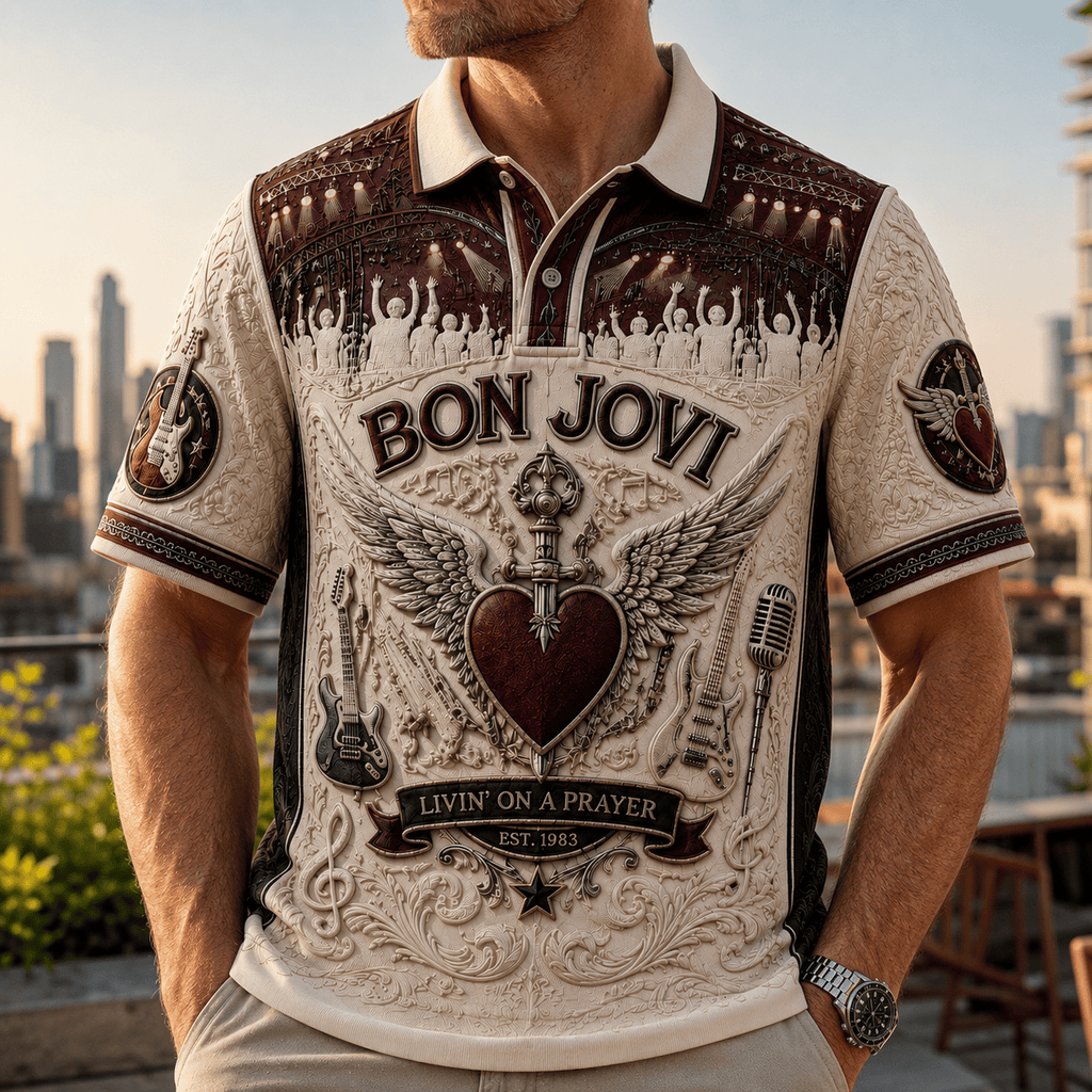 PREMIUM BJV EMBOSS POLO SHIRT HQH