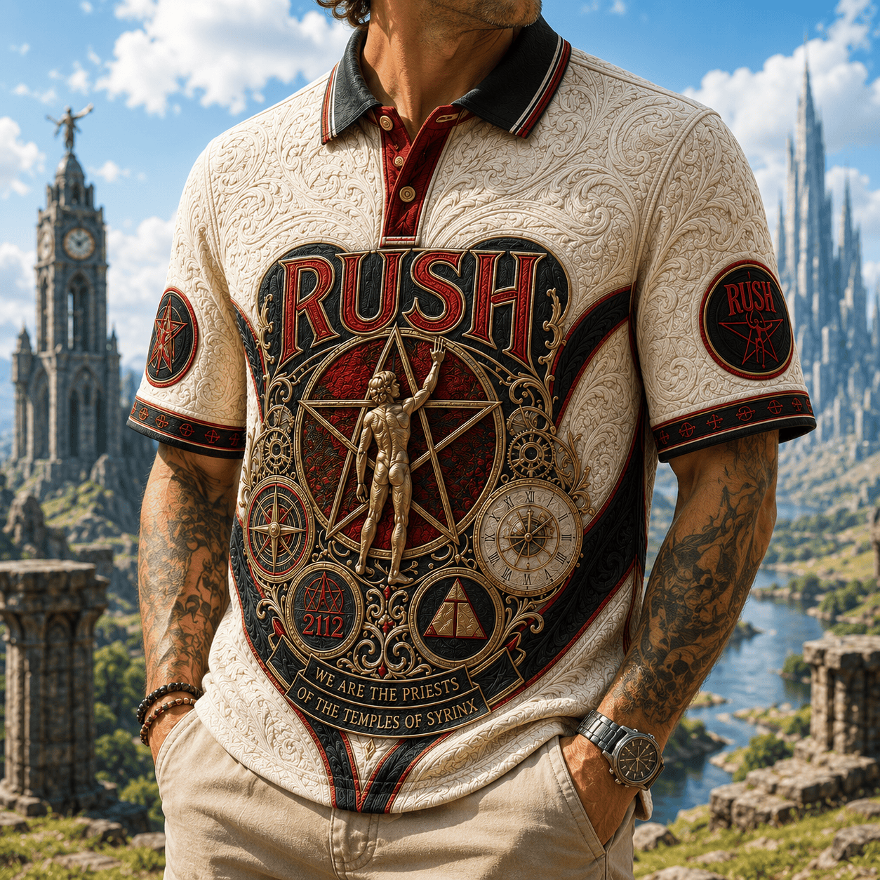 PREMIUM RSH EMBOSS POLO SHIRT HQH
