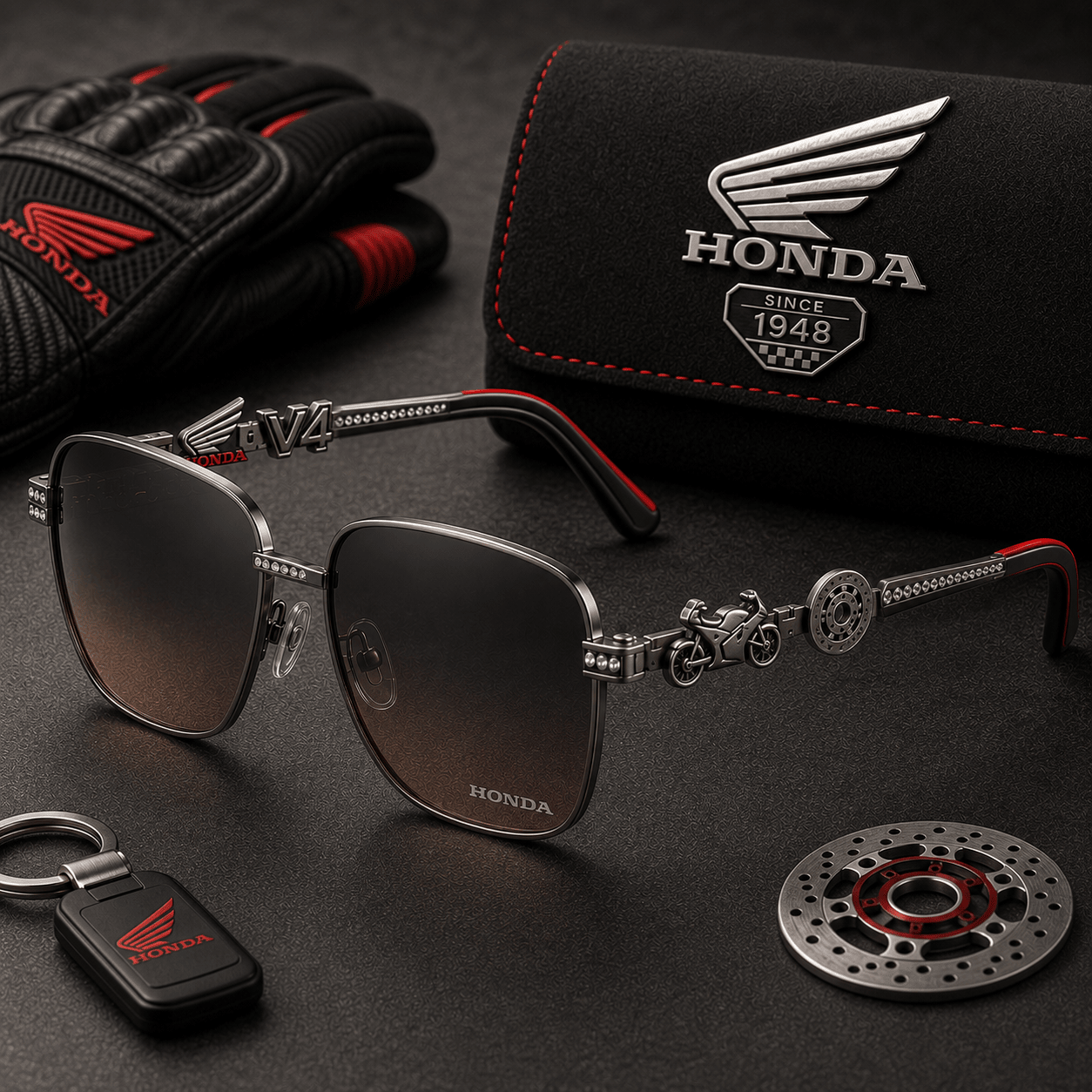 Premium HND Sunglasses with Rhinestone TNSM