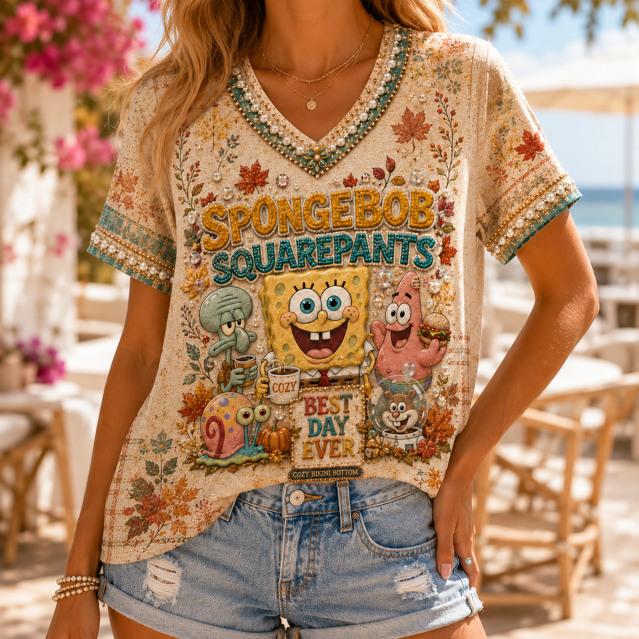 Premium SBSP V-neck Shirt NPL