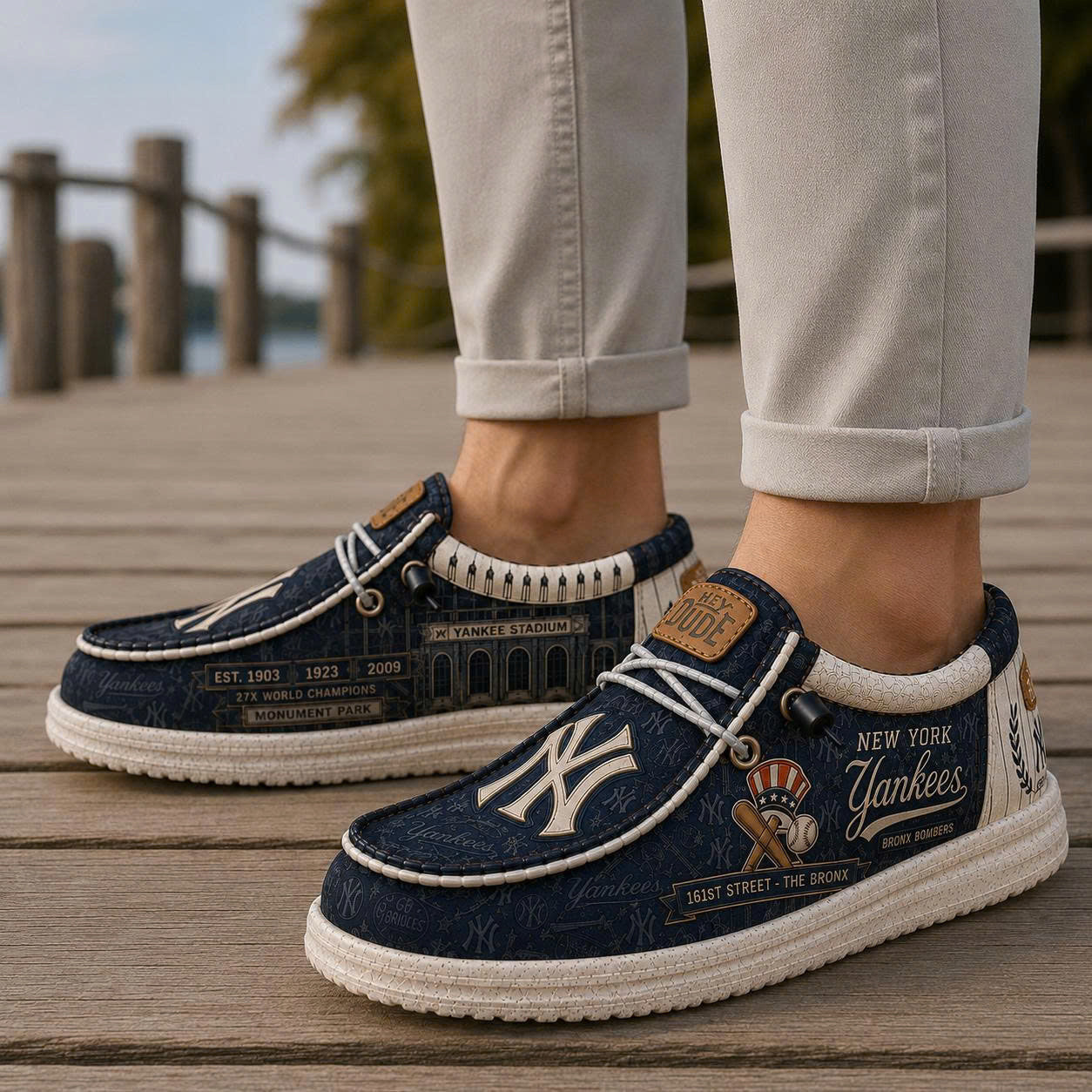 Premium NYY Loafer Shoes NHVH