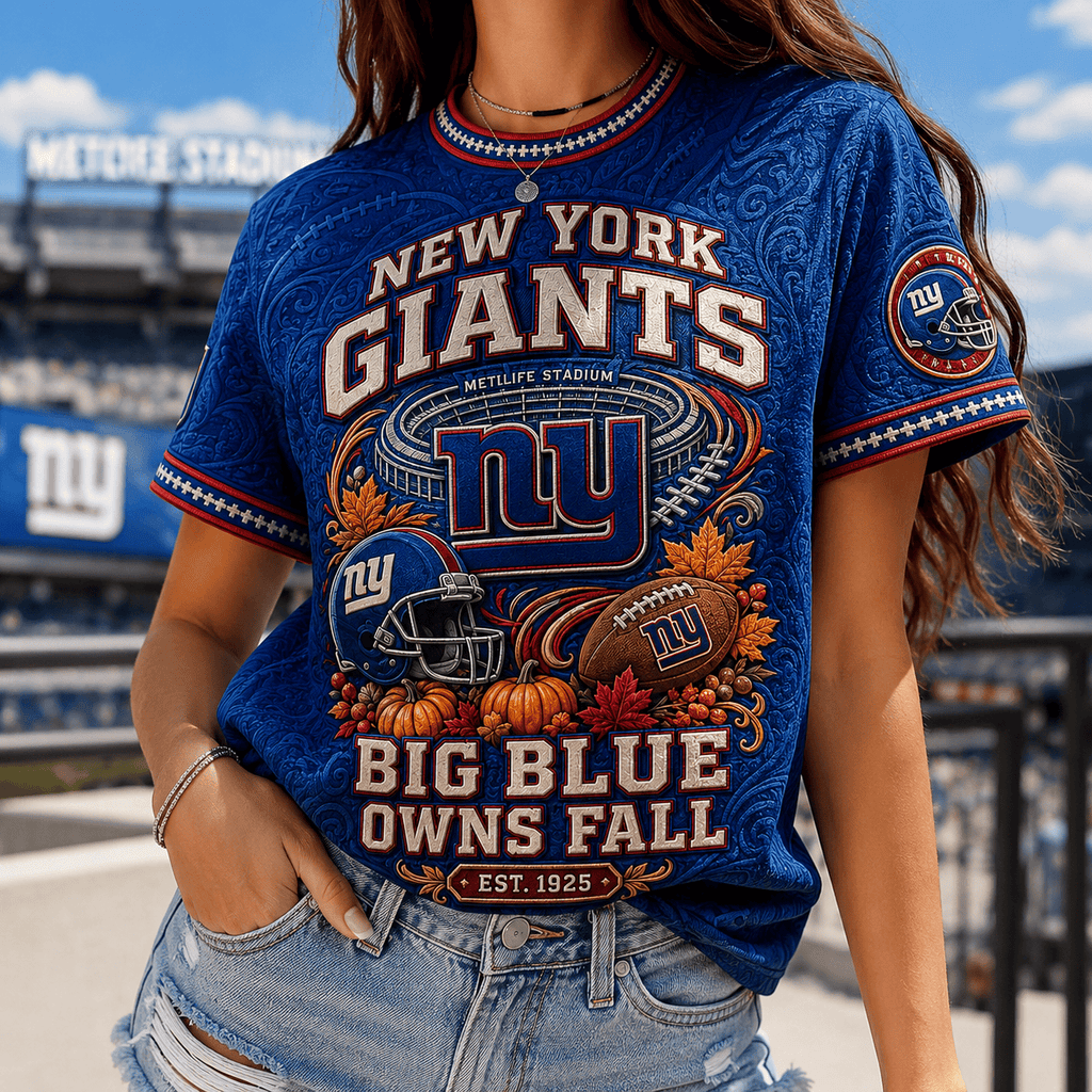PREMIUM NYG 3D EMBOSS SHIRT NTB