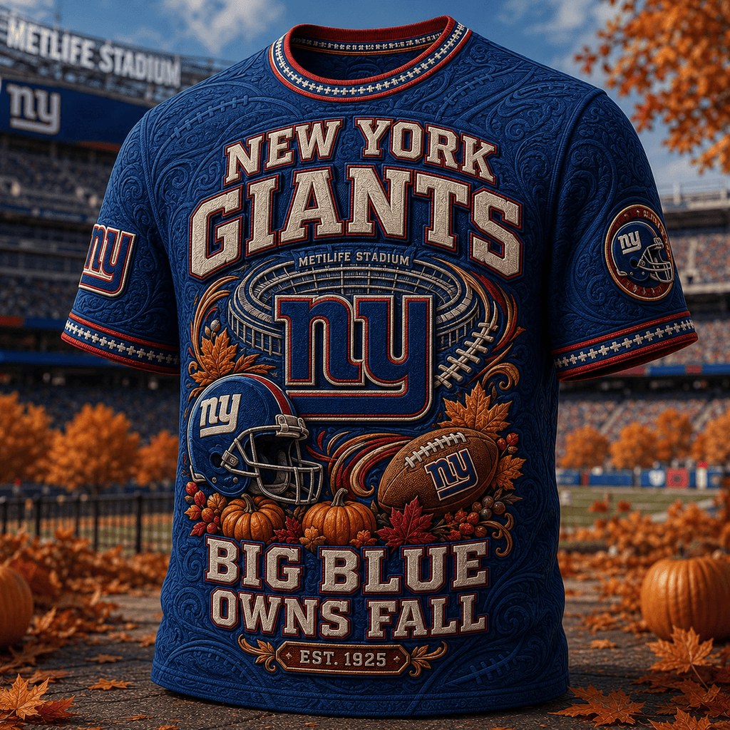 PREMIUM NYG 3D EMBOSS SHIRT NTB