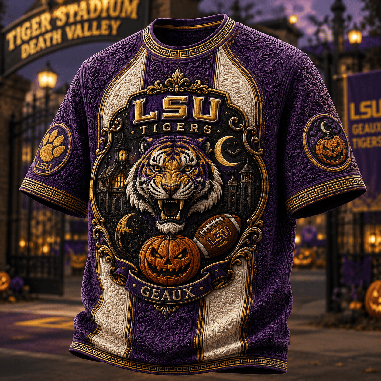 PREMIUM LSU 3D EMBOSS SHIRT PDL