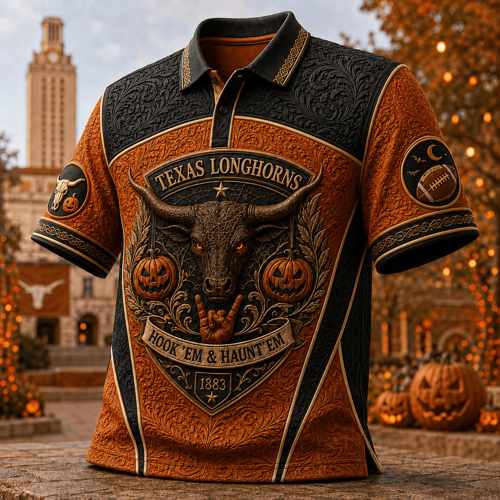PREMIUM TLS EMBOSS POLO SHIRT HQH