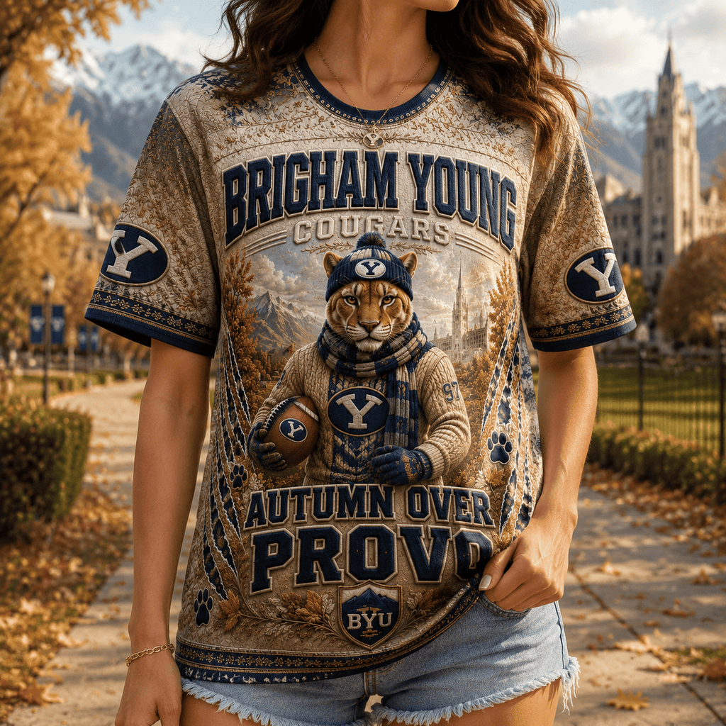 PREMIUM BYU 3D EMBOSS SHIRT NTB