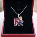 NCH Solid Gold Chain with Diamond Pendant HTTT