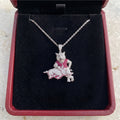 AKR Solid Gold Chain with Diamond Pendant HTTT