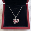 WBG Solid Gold Chain with Diamond Pendant HTTT