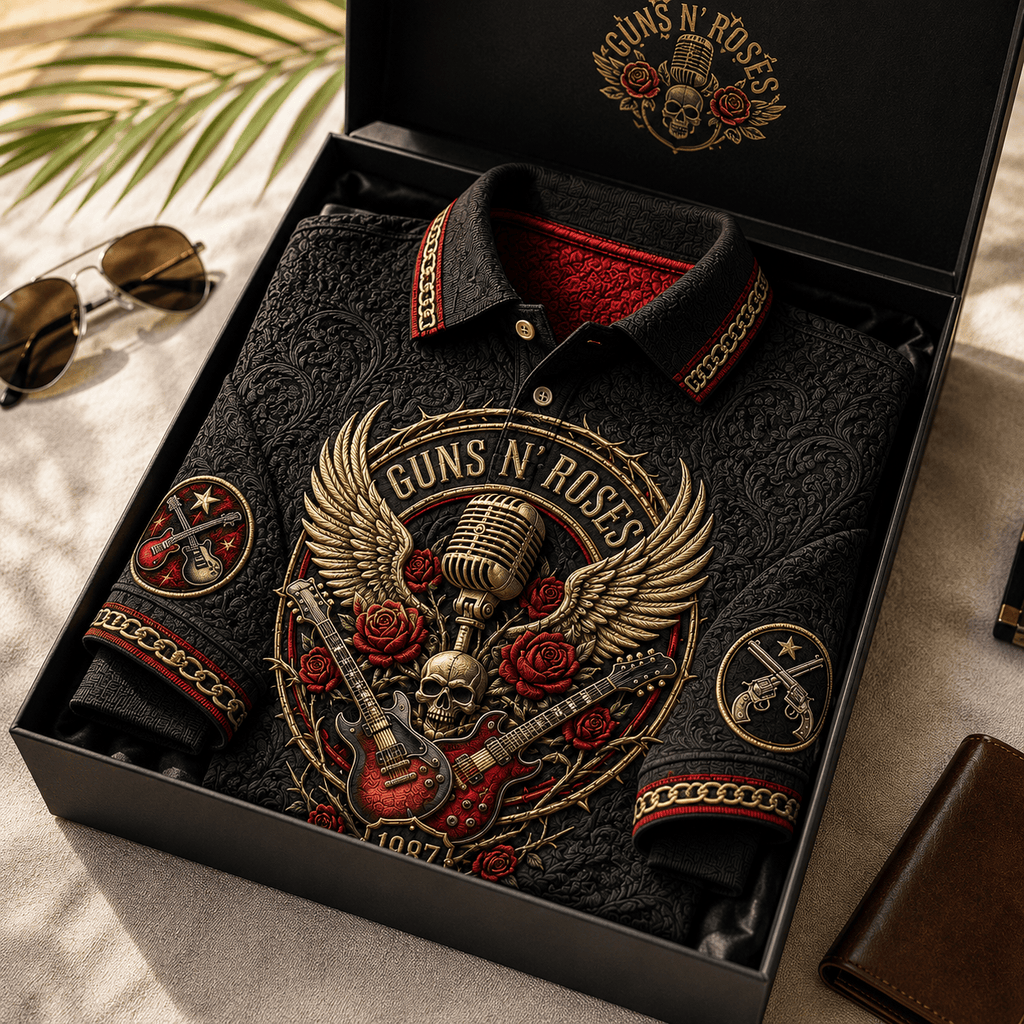 PREMIUM GNR EMBOSS POLO SHIRT PDL