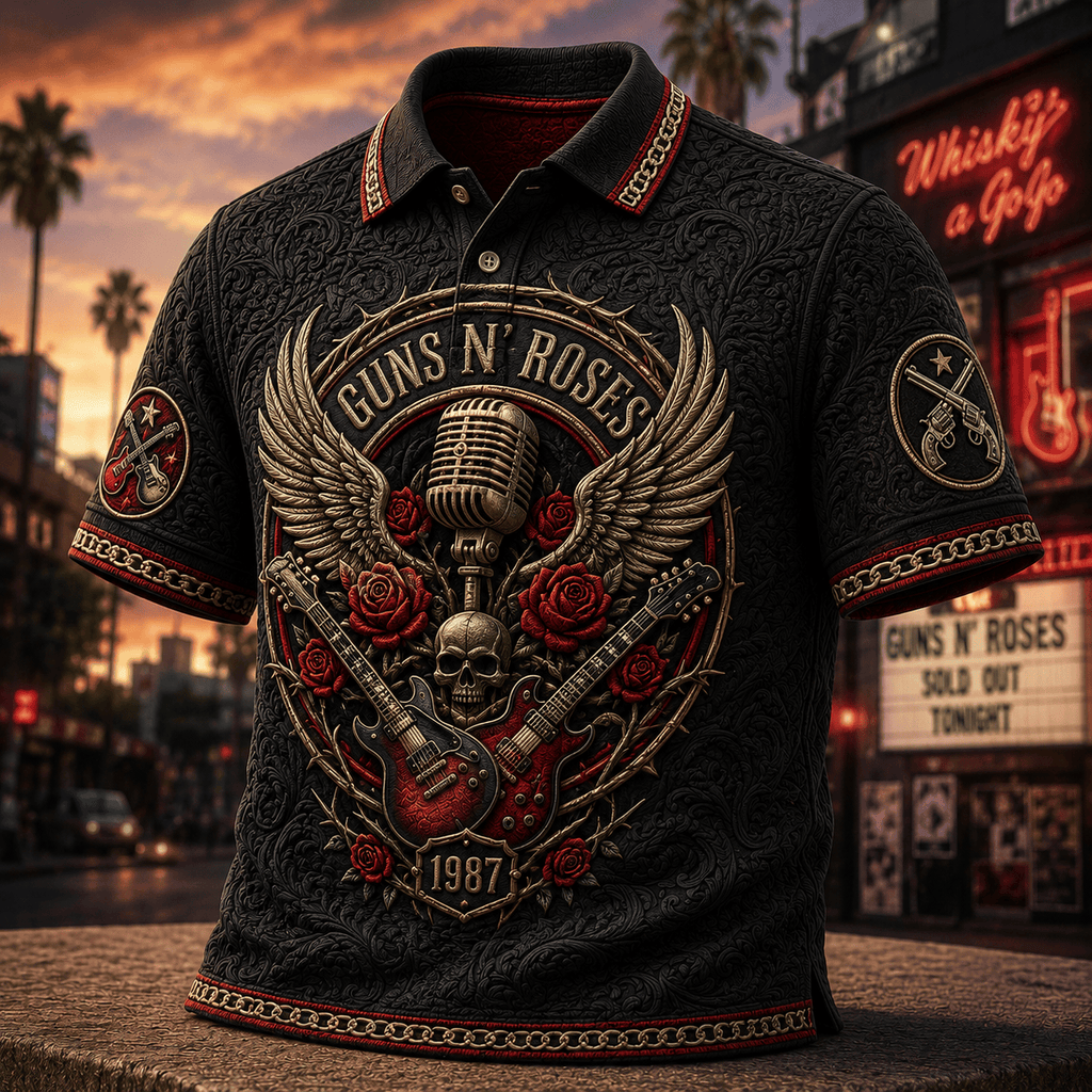 PREMIUM GNR EMBOSS POLO SHIRT PDL