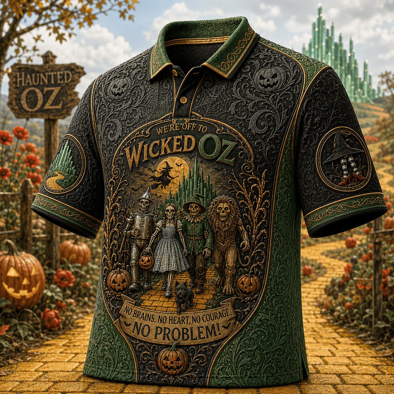 PREMIUM TWOZ EMBOSS POLO SHIRT HQH