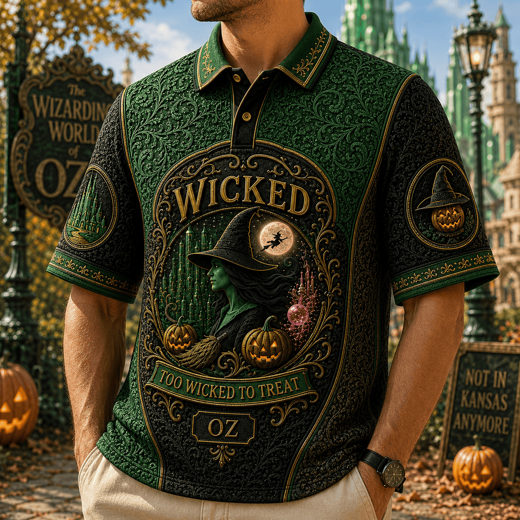 PREMIUM WCKD EMBOSS POLO SHIRT HQH