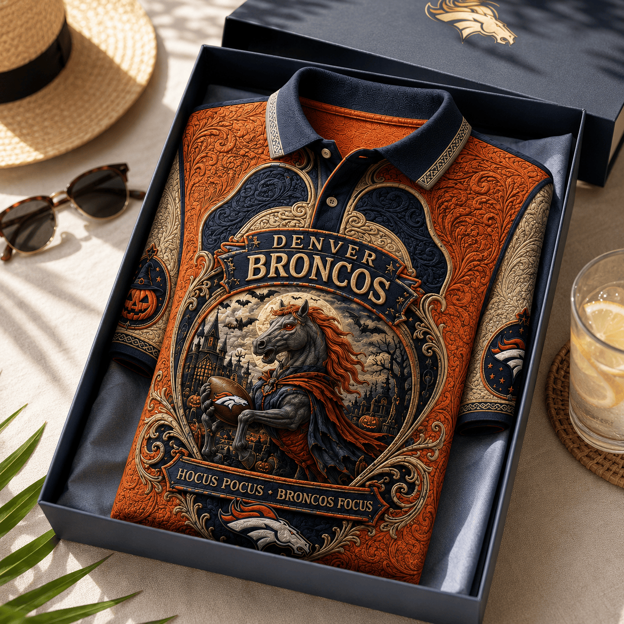 PREMIUM DVBC EMBOSS POLO SHIRT HQH