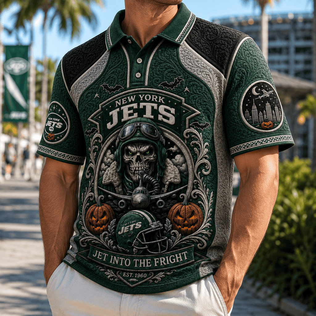 PREMIUM NYJ EMBOSS POLO SHIRT HQH