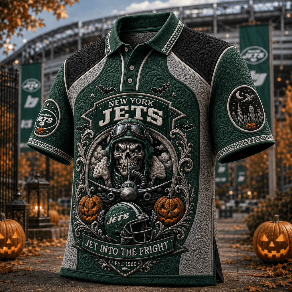 PREMIUM NYJ EMBOSS POLO SHIRT HQH