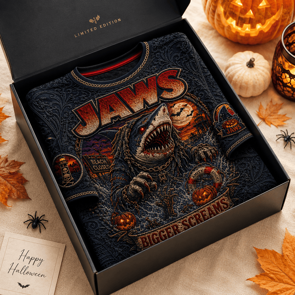 PREMIUM JAWS 3D EMBOSS SHIRT NTVA