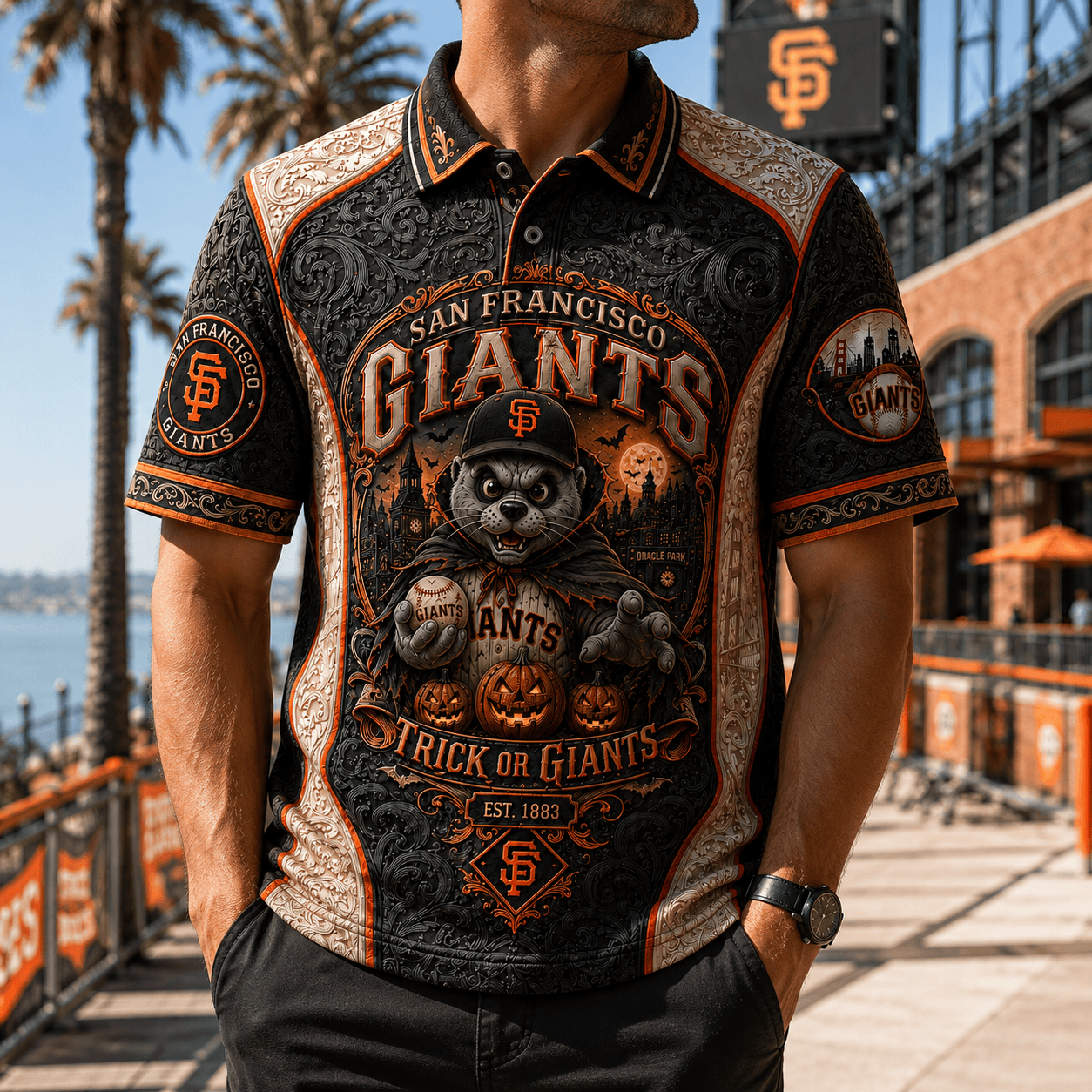 PREMIUM SFG EMBOSS POLO SHIRT NTNA