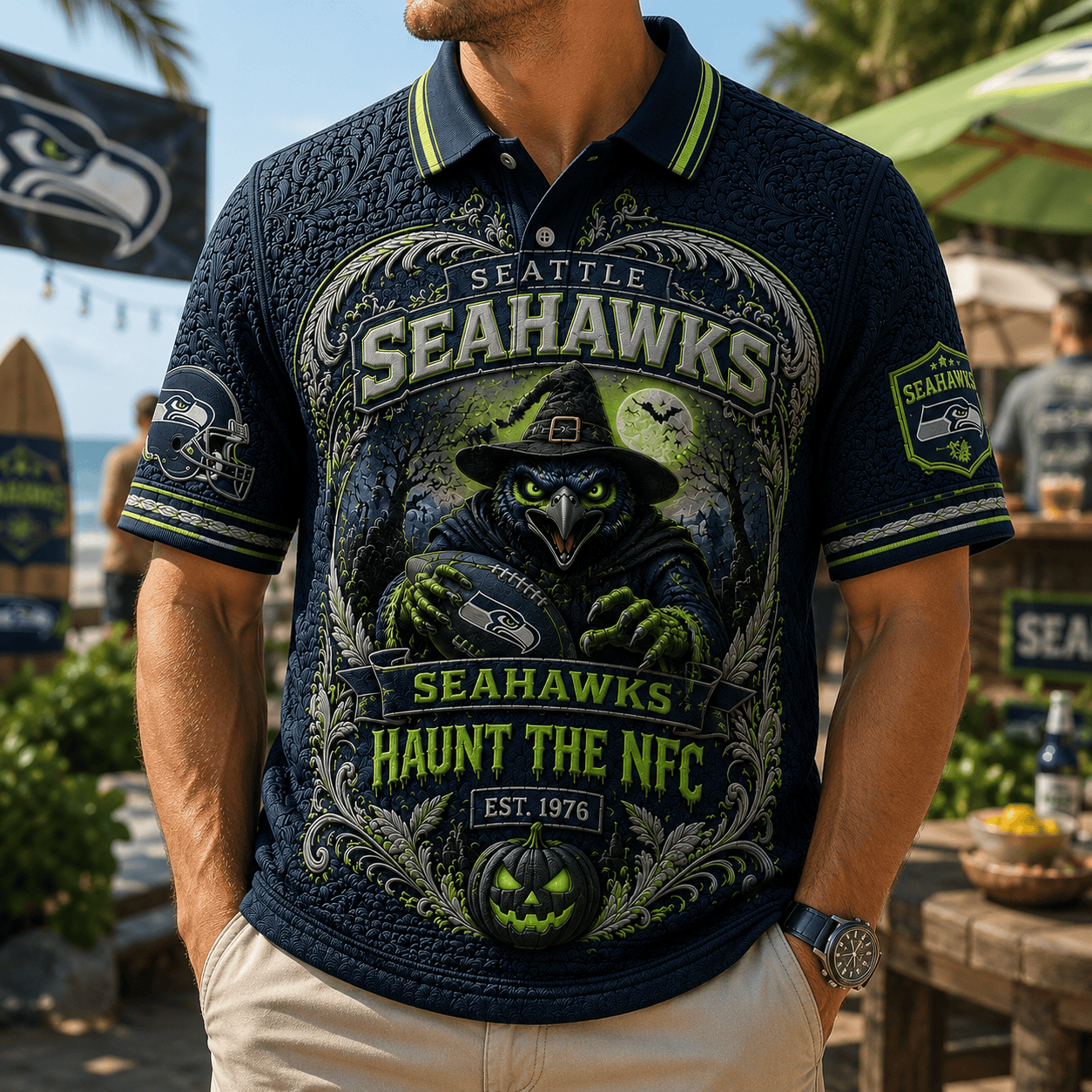 PREMIUM STSH EMBOSS POLO SHIRT NTNA